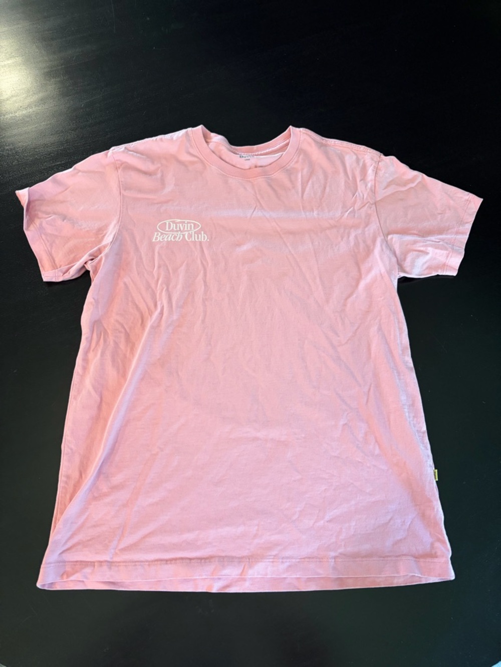 Men's Light Pink Beach Club Logo Tee
